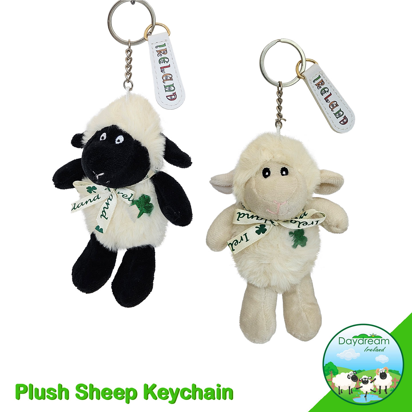 Plush Sheep Keychain